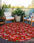 Addison Rugs Paelien Red Washable Indoor-Outdoor Rug