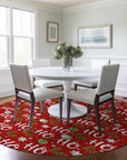 Addison Rugs Paelien Red Washable Indoor-Outdoor Rug