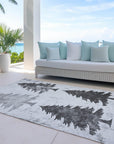 Addison Rugs Paelion Gray Washable Indoor-Outdoor Rug