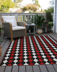 Addison Rugs Paelira Black Washable Indoor-Outdoor Rug