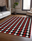 Addison Rugs Paelira Black Washable Indoor-Outdoor Rug