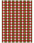 Paelira Red Washable Indoor-Outdoor Rug