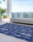Addison Rugs Paelius Blue Washable Indoor-Outdoor Rug