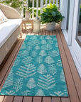 Addison Rugs Paelius Teal Washable Indoor-Outdoor Rug