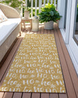 Addison Rugs Paelon Gold Washable Indoor-Outdoor Rug