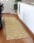 Addison Rugs Paelon Gold Washable Indoor-Outdoor Rug