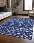 Addison Rugs Paelon Blue Washable Indoor-Outdoor Rug