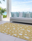 Addison Rugs Paelor Gold Washable Indoor-Outdoor Rug