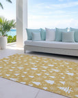 Addison Rugs Paelor Gold Washable Indoor-Outdoor Rug