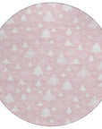 Addison Rugs Paelor Pink Washable Indoor-Outdoor Rug