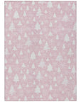 Addison Rugs Paelor Pink Washable Indoor-Outdoor Rug