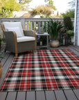 Addison Rugs Quaanor Black Washable Indoor-Outdoor Rug