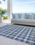 Addison Rugs Quaanor Blue Washable Indoor-Outdoor Rug