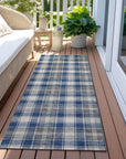 Addison Rugs Quaanor Blue Washable Indoor-Outdoor Rug