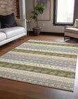 Addison Rugs Quaara Gray Washable Indoor-Outdoor Rug