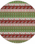 Addison Rugs Quaara Green Washable Indoor-Outdoor Rug