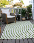 Addison Rugs Quaaris Green Washable Indoor-Outdoor Rug