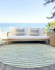 Addison Rugs Quaaris Green Washable Indoor-Outdoor Rug