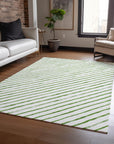 Addison Rugs Quaaris Green Washable Indoor-Outdoor Rug