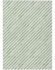 Addison Rugs Quaaris Green Washable Indoor-Outdoor Rug