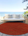 Addison Rugs Quaaris Merlot Washable Indoor-Outdoor Rug