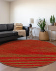 Addison Rugs Quaaris Merlot Washable Indoor-Outdoor Rug
