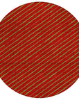 Addison Rugs Quaaris Merlot Washable Indoor-Outdoor Rug