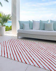 Addison Rugs Quaaris Red Washable Indoor-Outdoor Rug