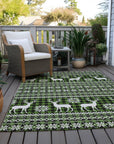 Addison Rugs Quaas Cactus Washable Indoor-Outdoor Rug