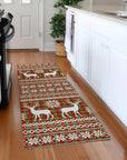 Addison Rugs Quaas Fern Washable Indoor-Outdoor Rug