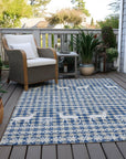 Addison Rugs Quaas Blue Washable Indoor-Outdoor Rug