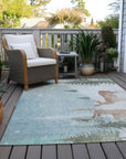 Addison Rugs Quaira Blue Washable Indoor-Outdoor Rug