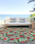 Addison Rugs Quaira Green Washable Indoor-Outdoor Rug