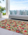 Addison Rugs Quaius Gold Washable Indoor-Outdoor Rug