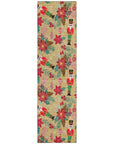 Addison Rugs Quaius Gold Washable Indoor-Outdoor Rug