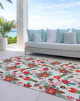 Addison Rugs Quaius Ivory Washable Indoor-Outdoor Rug