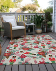 Addison Rugs Quaius Ivory Washable Indoor-Outdoor Rug