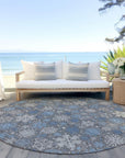 Addison Rugs Quaon Gray Washable Indoor-Outdoor Rug