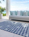 Addison Rugs Quaora Blue Washable Indoor-Outdoor Rug