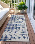 Addison Rugs Quaora Blue Washable Indoor-Outdoor Rug