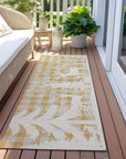 Addison Rugs Quaora Gold Washable Indoor-Outdoor Rug