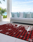 Addison Rugs Quaora Red Washable Indoor-Outdoor Rug