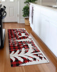 Addison Rugs Quaora Red Washable Indoor-Outdoor Rug