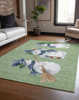 Addison Rugs Raeanor Green Washable Indoor-Outdoor Rug