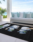 Addison Rugs Raeanor Black Washable Indoor-Outdoor Rug