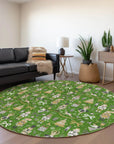 Addison Rugs Raeara Green Washable Indoor-Outdoor Rug
