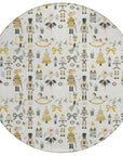 Raeara Ivory Washable Indoor-Outdoor Rug