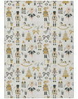 Raeara Ivory Washable Indoor-Outdoor Rug