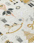 Raeara Ivory Washable Indoor-Outdoor Rug