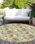 Addison Rugs Raearis Aloe Washable Indoor-Outdoor Rug